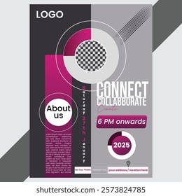 Creative Collaboration Flyer with Bold Design.