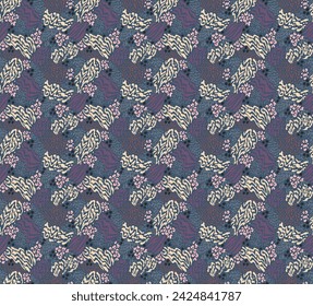 Creative collage of animal skins. Leopard, zebra, tiger. Wool and skin of wild animals. Fashionable modern pattern for wallpaper and fabric. Exotic print in different colors in flat style.