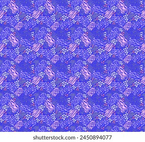 Creative collage of animal skins. Leopard, zebra, tiger. Wool and skin of wild animals. Fashionable modern pattern for wallpaper and fabric. Exotic print in different colors in flat style.
