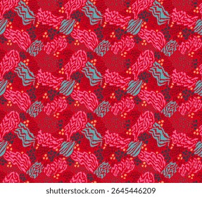 Creative collage of animal skins. Leopard, zebra, tiger. Wool and skin of wild animals. Fashionable modern pattern for wallpaper and fabric. Exotic print in different colors in flat style.