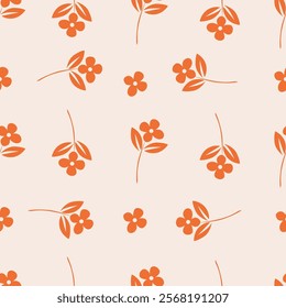 Creative collage contemporary floral seamless pattern. Fashionable template for design. Bright cut out floral shapes seamless pattern on blue background.