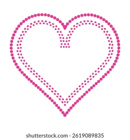 A creative collection of love hearts in diverse designs.