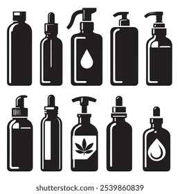 Creative Collection of various Bottle Icon Design