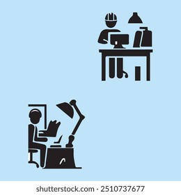 Creative Collection Of Working people  labor day with Tools