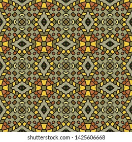 Creative color abstract geometric pattern, vector seamless, can be used for printing onto fabric, interior, design, textile
