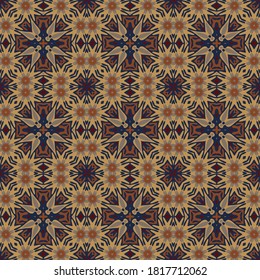Creative color abstract geometric pattern, vector seamless, can be used for printing onto fabric, interior, design, textile