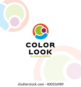 Creative color logo template