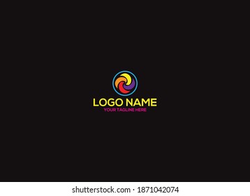 Logo de impresión creativa en color para tu empresa