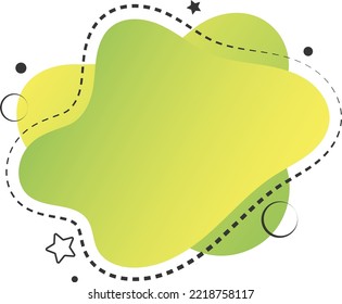 Creative color project message bubbles. Promotion banner banner template design