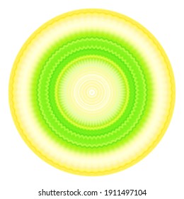 Creative color round symbol. Abstract summer logo. Circle modern art icon. Pattern ornament spring illustration eps10.