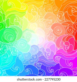 Creative Color Wheel. Vector illustration.  