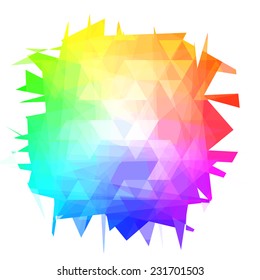 Creative Color Wheel. Vector illustration.  