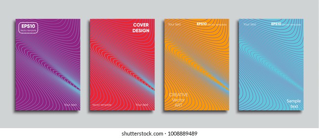 Creative colored cover. Cover design.
