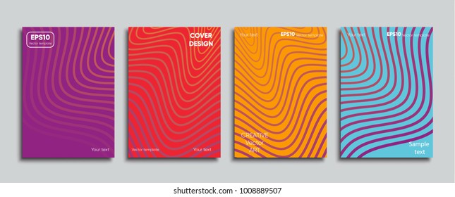 Creative colored cover. Cover design.