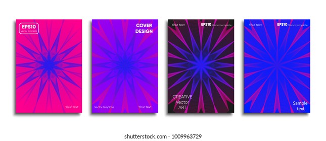 Creative colored cover. Cover design.