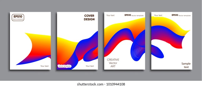 Creative colored cover. Cover design.