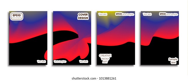 Creative colored cover. Cover design.