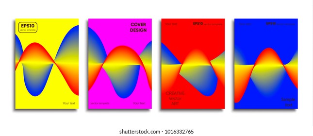 Creative colored cover. Cover design.