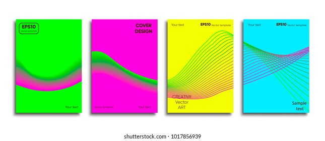 Creative colored cover. Cover design.