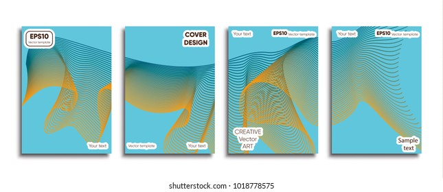 Creative colored cover. Cover design.
