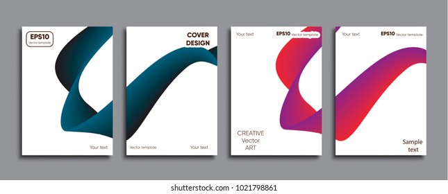 Creative colored cover. Cover design.