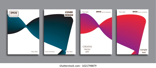 Creative colored cover. Cover design.