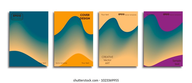 Creative colored cover. Cover design.