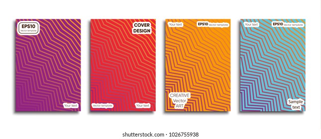 Creative colored cover. Cover design.