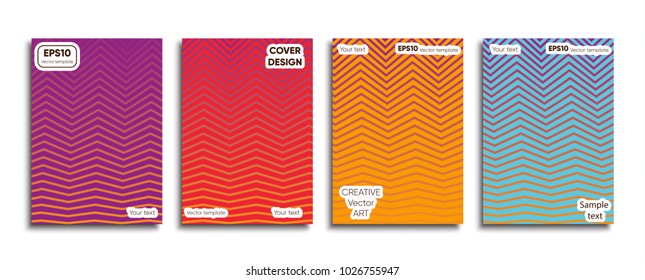 Creative colored cover. Cover design.