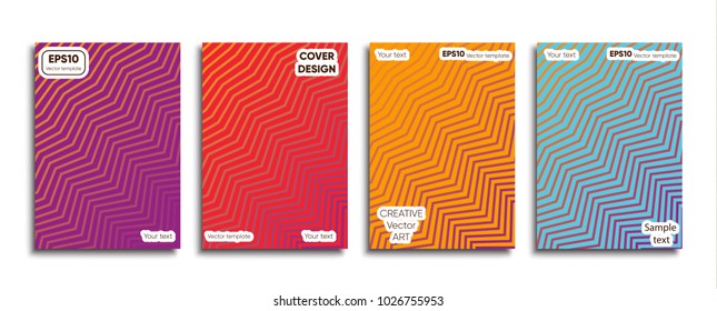 Creative colored cover. Cover design.