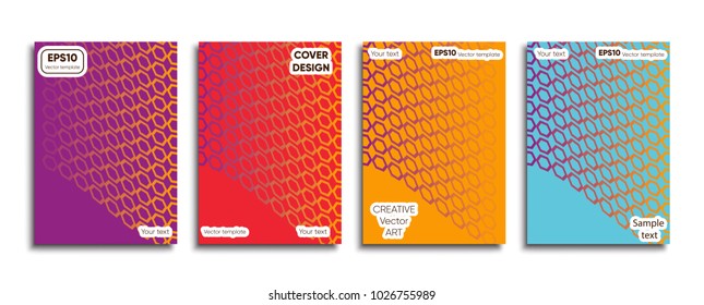 Creative colored cover. Cover design.