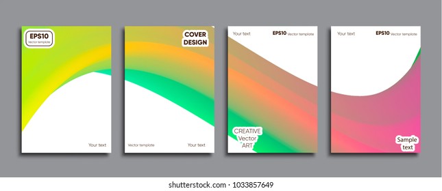 Creative colored cover. Cover design.