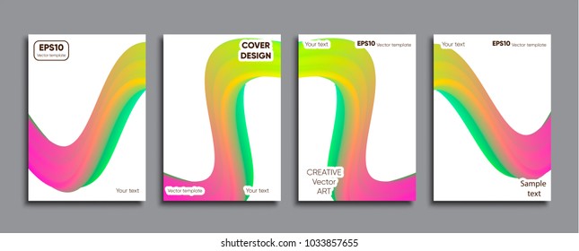 Creative colored cover. Cover design.