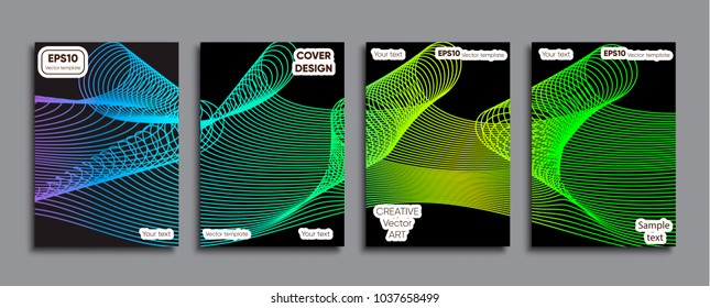 Creative colored cover. Cover design.