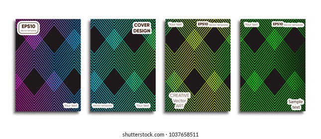 Creative colored cover. Cover design.