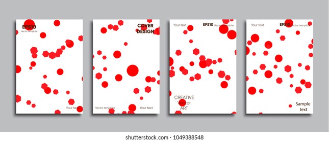 Creative colored cover. Cover design.