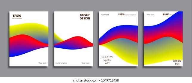 Creative colored cover. Cover design.