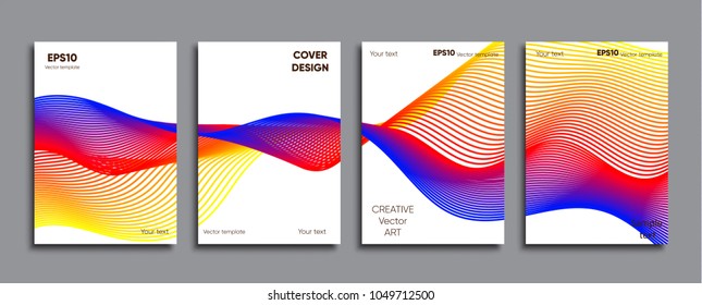 Creative colored cover. Cover design.