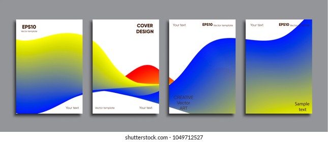 Creative colored cover. Cover design.