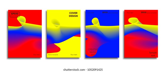 Creative colored cover. Cover design.