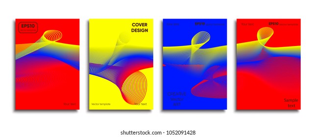 Creative colored cover. Cover design.