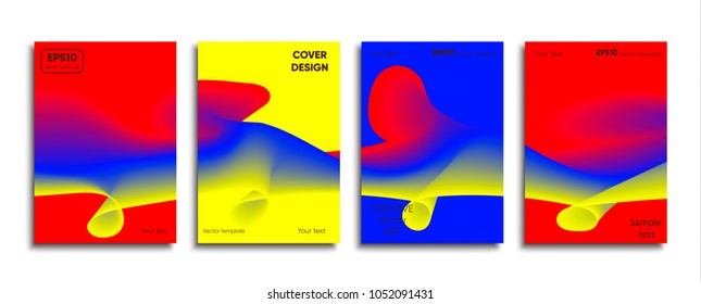 Creative colored cover. Cover design.
