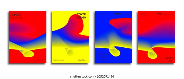 Creative colored cover. Cover design.