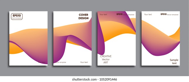Creative colored cover. Cover design.