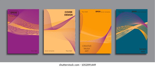 Creative colored cover. Cover design.