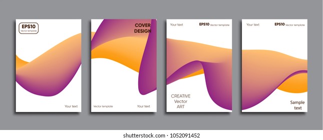 Creative colored cover. Cover design.
