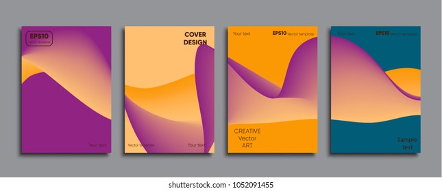 Creative colored cover. Cover design.