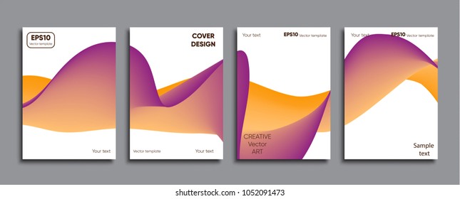 Creative colored cover. Cover design.