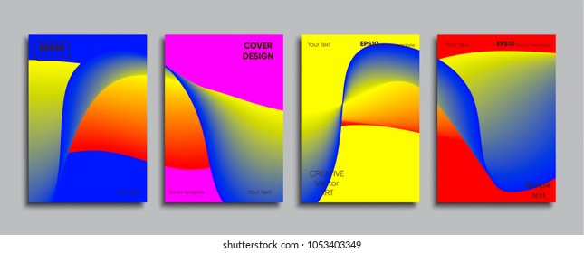 Creative colored cover. Cover design.