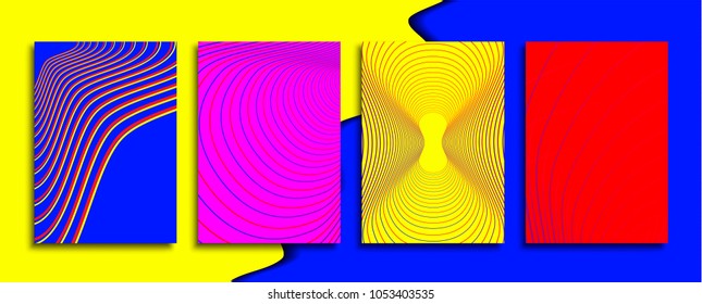 Creative colored cover. Cover design.